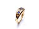 18ct Sapphire & Diamond 5 Stone Ring 1892