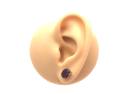 9ct Garnet Stud Earrings