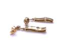 18ct Yellow Gold Diamond Drop Earrings