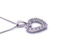 18ct Diamond Heart Pendant & Chain