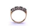 9ct Yellow Gold Emerald & Diamond Ring