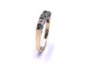 9ct Yellow Gold Emerald & Diamond Ring