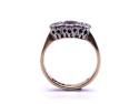 9ct Pink Sapphire & Diamond Ring