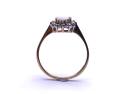 9ct Yellow Gold Opal & CZ Cluster Ring