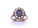 9ct Yellow Gold Opal Triplet & CZ Ring
