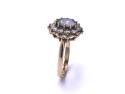 9ct Yellow Gold Opal Triplet & CZ Ring