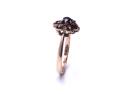 9ct Yellow Gold Garnet Cluster Ring