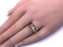 9ct Yellow Gold Multi-Stone Ring