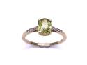 9ct Yellow Gold Sphene & Zircon Ring
