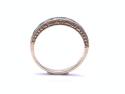 9ct Yellow Gold Emerald & Diamond Eternity Ring