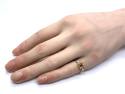 Synthetic Ruby & Seed Pearl Ring