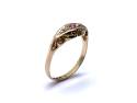 18ct Synthetic Ruby & Diamond Ring 1914