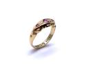 18ct Ruby & Diamond Ring Birmingham 1918