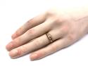 18ct Synthetic Ruby & Diamond Ring 1918