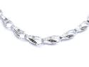 Silver Tulip Belcher Chain 22 Inch