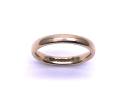9ct Yellow Gold Plain Wedding Ring 2mm