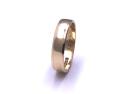9ct Yellow Gold Plain Wedding Ring 4mm