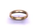18ct Yellow Gold Plain Wedding Ring 3mm
