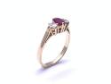 18ct Yellow Gold Ruby & Diamond Ring