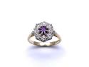 18ct Ruby & Diamond Cluster Ring