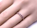 9ct Yellow Gold Ruby & Diamond Eternity Ring