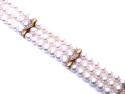 18ct Pearl & Diamond Bracelet