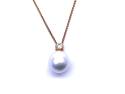 18ct South Sea Pearl & Diamond Necklet