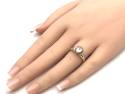 9ct Green Amethyst & White Topaz