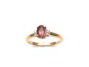 9ct Tourmaline & Diamond Ring
