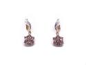9ct Miova Loko Garnet & Zircon Earrings