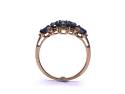 9ct Nigerian Sapphire & Diamond Ring