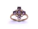 9ct Miova Loko Garnet & Diamond Ring