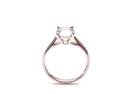9ct White Gold CZ Solitaire Ring 7mm