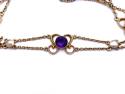 15ct Amethyst & Mother of Pearl Bracelet