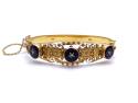 Amethyst & Seed Pearl Bangle