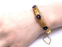 Amethyst & Seed Pearl Bangle