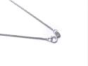 9ct Amethyst & Diamond Pendant & Chain