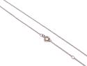 9ct White Gold Fine Trace Chain