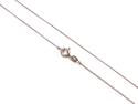 9ct White Gold Fine Curb Chain