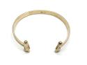 9ct Football Boot Torque Bangle