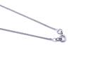 18ct White Gold Opal & Diamond Pendant & Chain