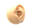 9ct Yellow Gold Opal & Diamond Stud Earrings