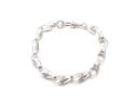 Silver Tulip Bracelet 8 Inch