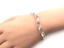 Silver Tulip Bracelet 8 Inch