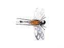 Amber Dragonfly Brooch