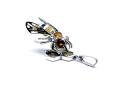 Amber Bee On Honeycomb Pendant