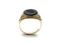 9ct Yellow Gold Heamatite Ring