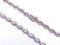 9ct Yellow Gold CZ Necklet 16 inch