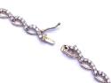 9ct Yellow Gold CZ Necklet 16 inch