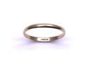 9ct Yellow Gold Wedding Ring 2mm